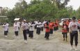 Ribuan Warga Desa di Madura Kompak Bangun 8 Poskamling Bergambar Ganjar