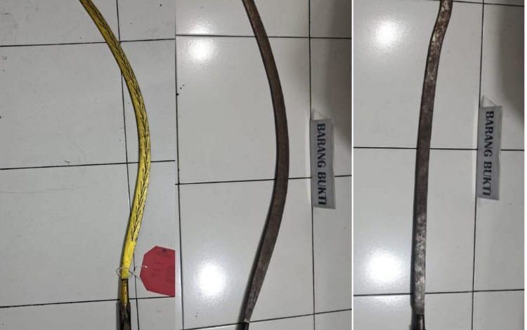 NgontenBawa Celurit Panjang. 3 dari 7 Remaja jadi Tersangka di Polsek Karangpilang