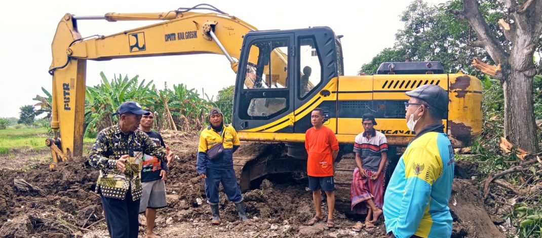 Cegah Banjir Luapan Bengawan Solo, Pemdes Masangan Bangun Tanggul Sepanjang 2 KM