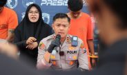 Polres Gresik Hadiahi Tembakan Anggota Gangster Bersenjata Celurit