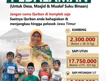 Laznas BMH Ajak Donatur Berqurban di 3 T (Terdepan , Terluar dan Terpelosok ) Wilayah Jatim