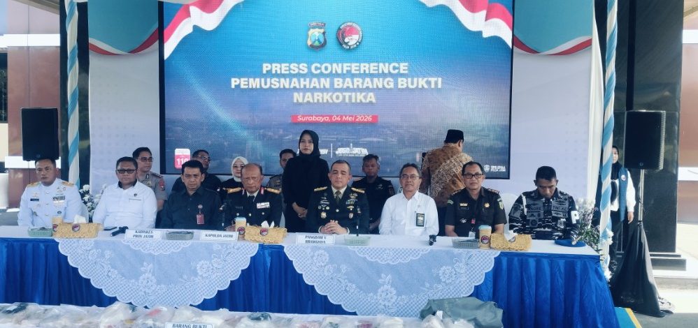 Polda Jatim Ungkap 2.231 Kasus Narkoba Selama Empat Bulan, Kapolda : Surabaya Zona Hitam Peredaran