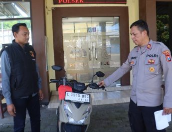 Polsek Kenjeran Bekuk Pelaku Curanmor di Kedinding Lor, Nyaris Dihajar Masa