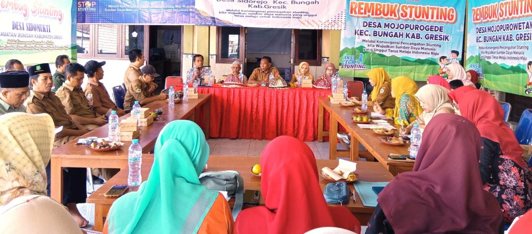 5 Desa di Bungah Gelar Rembuk Stunting Bersama, Fokus pada Generasi Sehat dan Unggul