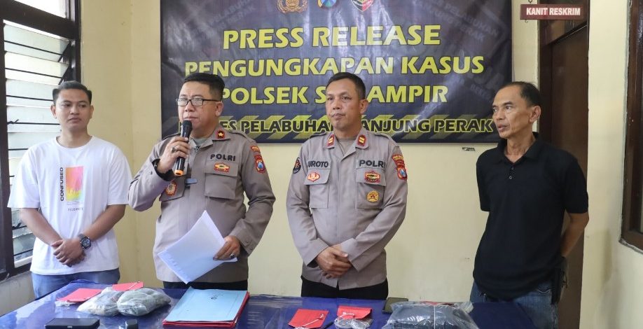 Pencurian Panel TL di Jalan Karang Tembok Surabaya Viral, Polsek Semampir Bekuk Pelaku