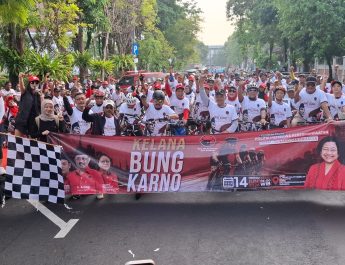 Kelana Bung Karno, PDIP Soroti Kenaikan BBM: Sepeda Sehat, Hemat dan Ramah Lingkungan