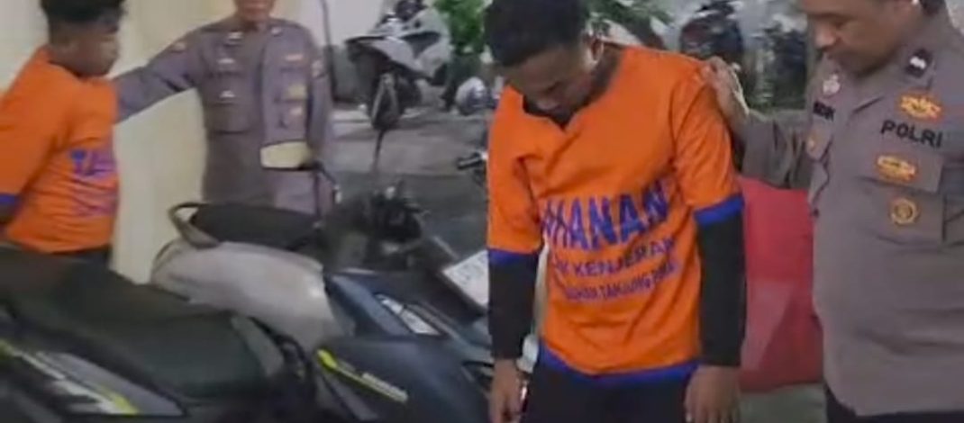 Polsek Kenjeran Amankan Dua Pencuri HP, Modus Tagih Utang Diarea Kos