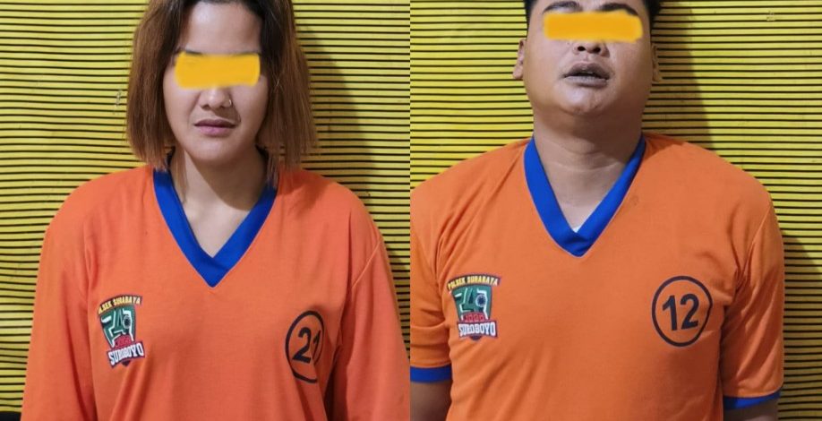 Suami Istri Diamankan Polsek Simokerto, 17 Kali Gondol Motor Tuduh Tabrak