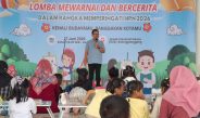 Ratusan Anak Semarakkan Festival Nasi Krawu KWGe, Belajar Budaya Gresik Lewat Mewarnai dan Bercerita