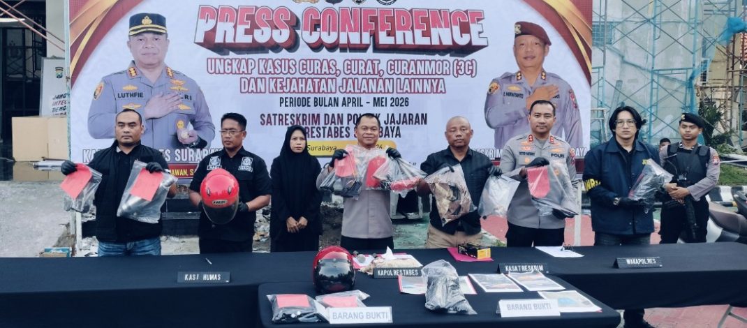 Polrestabes Surabaya Ancam Tindak Tegas, dalam 5 Bulan Ungkap 163 Kasus Kejahatan, 192 Tersangka