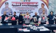 Polrestabes Surabaya Ancam Tindak Tegas, dalam 5 Bulan Ungkap 163 Kasus Kejahatan, 192 Tersangka