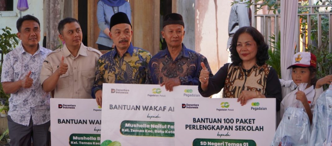 Pegadaian Kanwil XII Surabaya Dukung Bantuan Infrastruktur dan Pendidikan Warga Batu