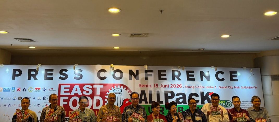 Jatim Tumbuh Tertinggi di Pulau Jawa, EastFood dan ALLPACK Surabaya 2026 Siap Dongkrak Industri dan UMKM