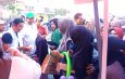 Meriahkan CFD, Kelompok UMKM Bagi Seribu Porsi MBG di Pasar PPS Gresik