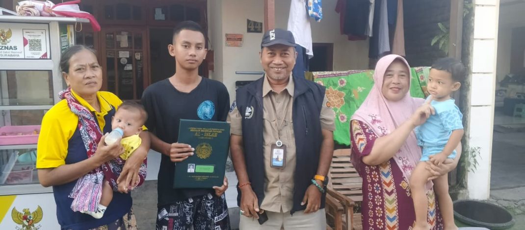 Rumah Aspirasi Reni Astuti Dampingi Anak Yatim Hingga Berhasil Masuk SMKN 10 Surabaya
