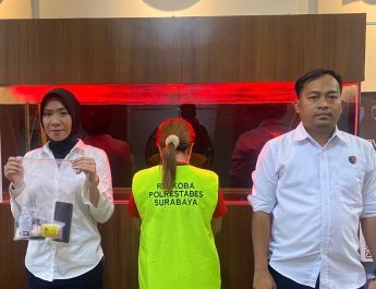 Wanita Residivis Banyu Urip Pengedar Ekstasi dan SS Dibekuk Polrestabes Surabaya