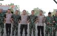 Kapolres Lamongan Perkuat Sinergitas TNI–Polri, Kunjungi Yonif TP 887/KJM dan Tinjau Lokasi TMMD