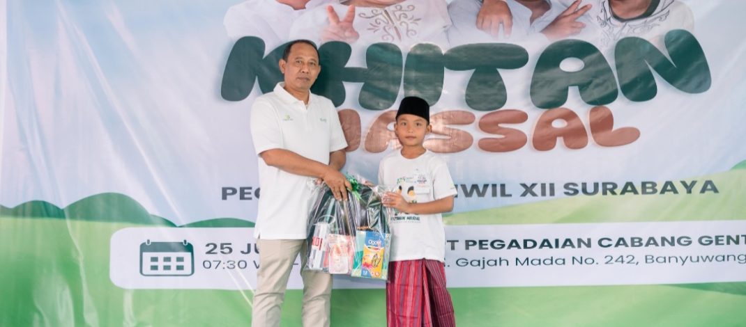 125 Anak Khitan Massal di Genteng dan Bojonegoro, Pegadaian Kanwil XII Surabaya Wujudkan Generasi Emas