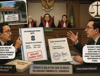 Sengketa Balai PKK Simomulyo Berlanjut, Kuasa Hukum Berdebat Soal Keabsahan IPT