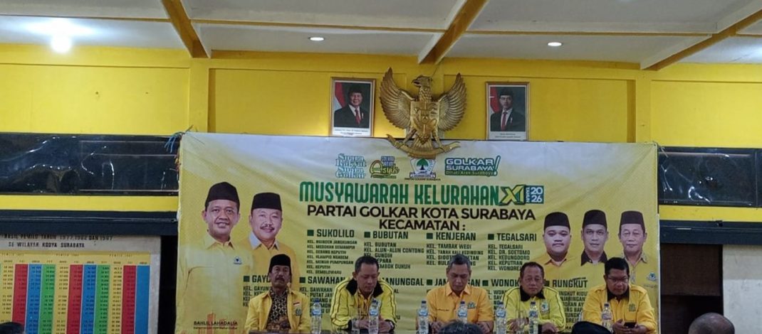Golkar Surabaya Perkuat Mesin Partai hingga Akar Rumput, Muslur XI Libatkan 32 Kelurahan