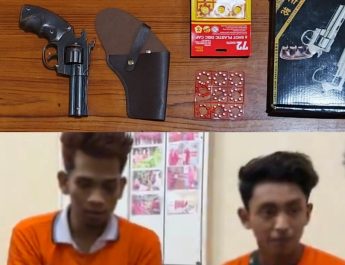 Bersenpi, Dua Curanmor Dibekuk Polsek Genteng, Gasak Motor di Warkop Bening