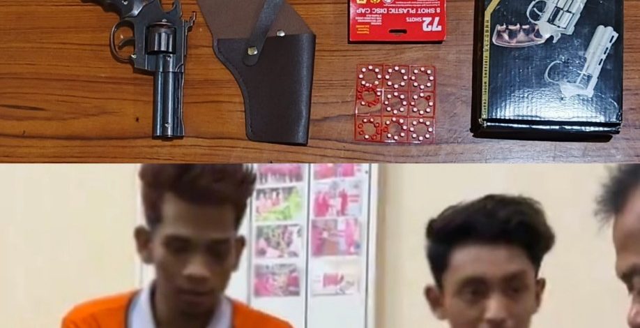 Bersenpi, Dua Curanmor Dibekuk Polsek Genteng, Gasak Motor di Warkop Bening