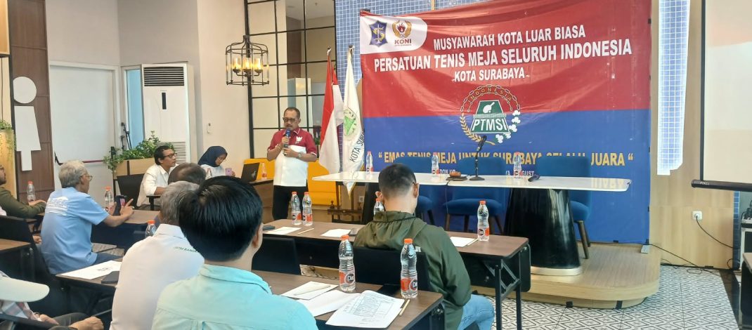 Armuji Pimpin PTMSI Surabaya, Bidik Emas Porprov Jatim 2027