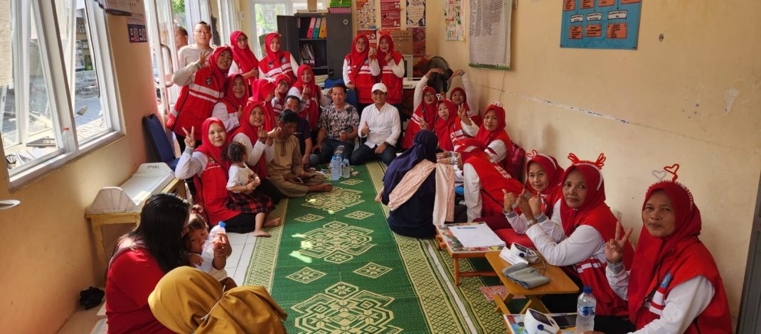 Turun Langsung ke Posyandu KSH Benowo, Agus Mashuri Pastikan Kebutuhan Warga Tak Terabaikan