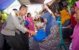 Polrestabes Surabaya Salurkan Paket Sembako Lewat Program ‘Luthfie.Daily Berbagi’