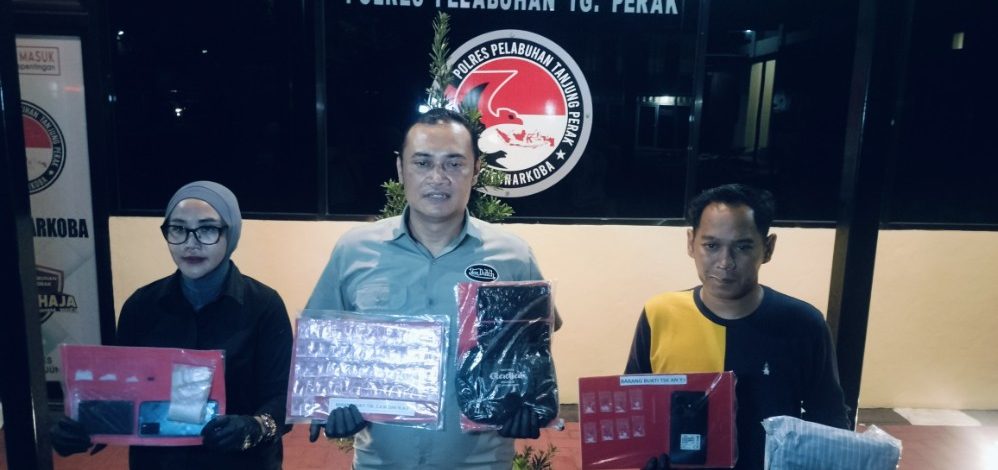 Tiga Jaringan Narkoba Dibongkar, Satresnarkoba Polres Tanjung Perak Bekuk Empat Pengedar
