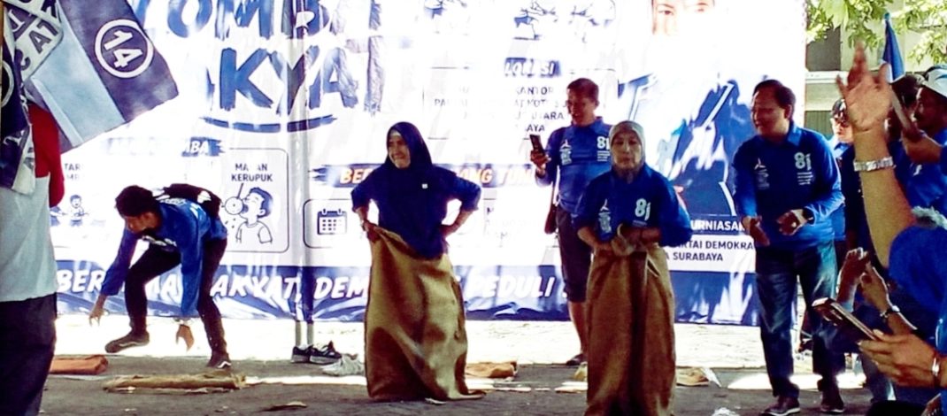 DPC Demokrat Surabaya Gelar Lomba Rakyat, Perkuat Kebersamaan dengan Warga
