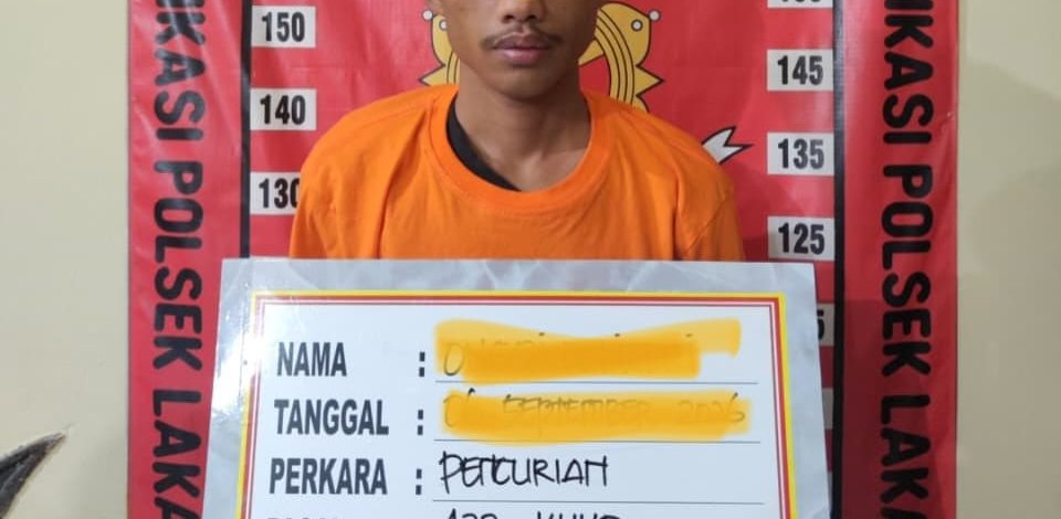 Maling Motor di Minimarket Diamankan Polsek Lakarsantri, Pelaku Dihajar Warga