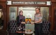Kunjungi Polrestabes, Lia Istifhama Puji Humanis Ala Jogo Suroboyo