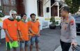 Tiga Pria Sidokapasan Curanmor untuk Beli Sabu, Ditangkap Resmob Surabaya