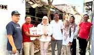 Ketua Fraksi Gerindra Kunjungi Korban di Mojo,  Dorong Pemkot Percepat Perbaikan Rumah