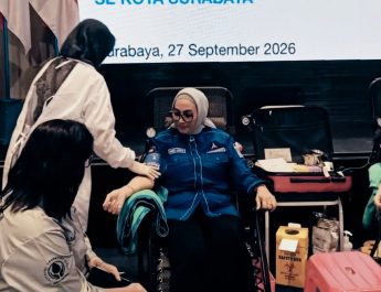 HUT ke-25 Demokrat, DPC Surabaya Gelar Donor Darah Diikuti 300 Peserta