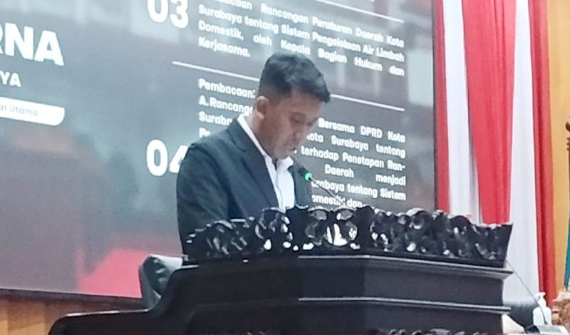 DPRD Surabaya Sahkan Perda Air Limbah Domestik, Implementasi Jadi Tantangan