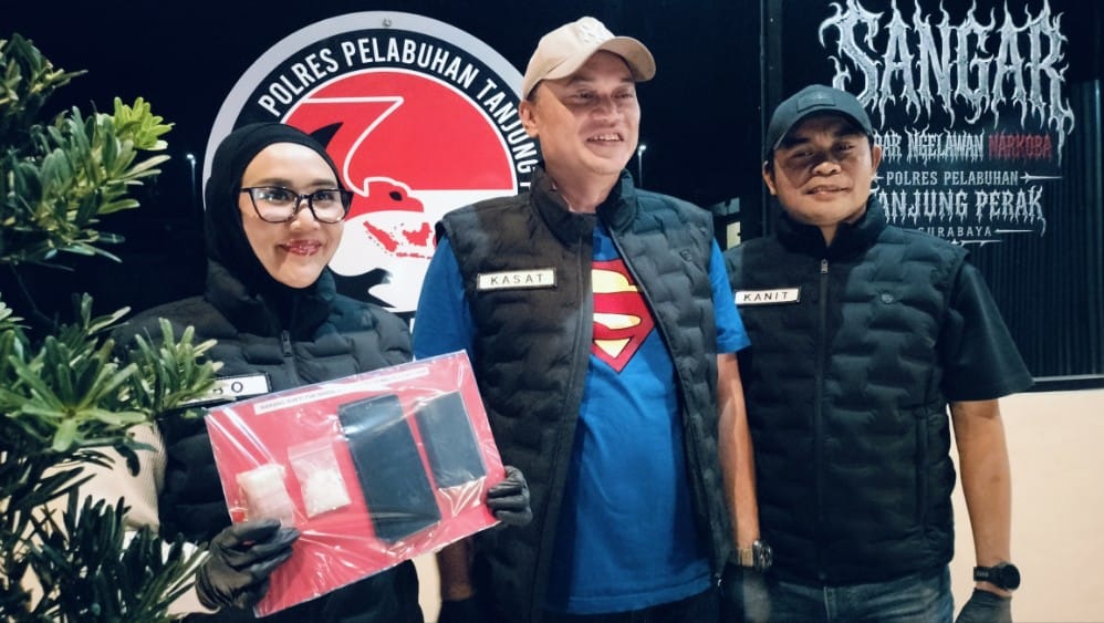 Polres Tanjung Perak Ungkap Sabu 8,483 Gram di Surabaya, Pria Sawahpulo Diamankan