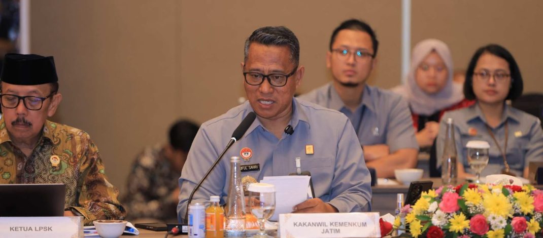 Komisi XIII DPR RI Evaluasi Layanan Hukum di Jawa Timur, Kanwil Kemenkum Paparkan Capaian dan Tantangan