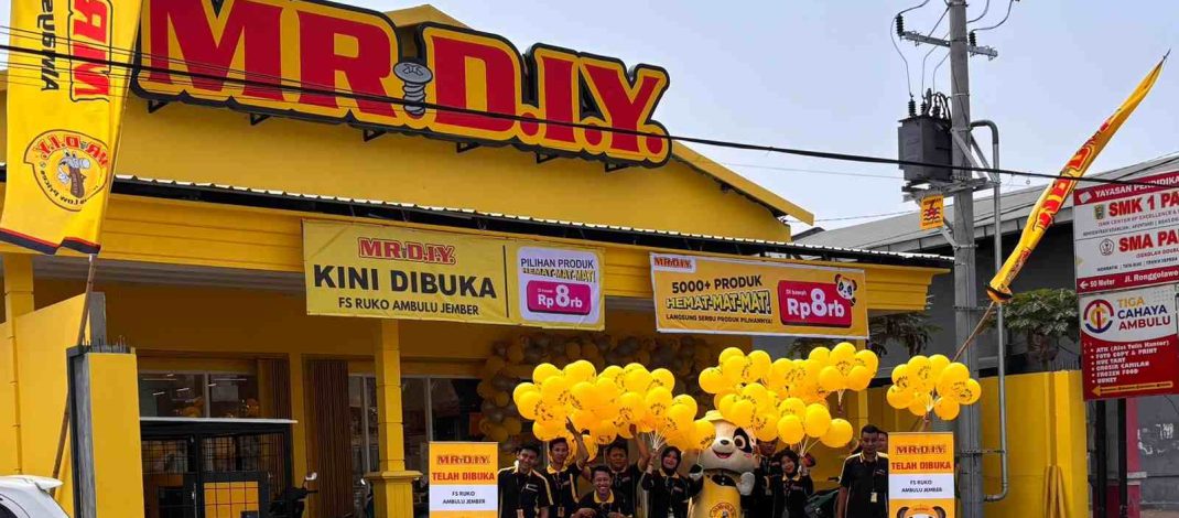Hadir Lebih Dekat, MR.D.I.Y Permudah Kebutuhan Jutaan Keluarga di Seluruh Indonesia Khususnya Jember