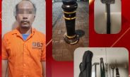 Polsek Pabean Cantikan Bekuk Pencuri Bollard di Kembang Jepun, Kerugian Pemkot Surabaya Capai Rp22 Juta