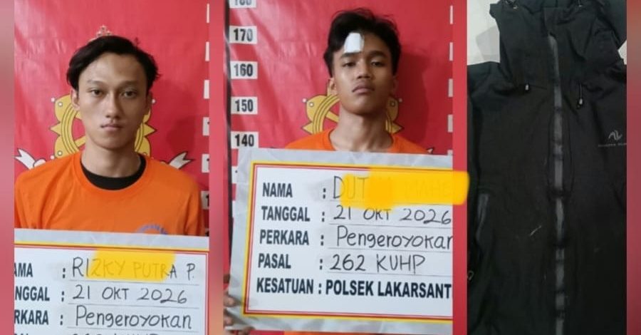 Tiga pelaku Pengeroyokan Rombongan Pick Up di Lontar Surabaya Ditangkap Polsek Lakarsantri, Satu Anak Anak