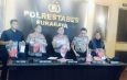 Demo Depan Grahadi 2 Tahun Kepemimpinan Prabowo Gibran, Puluhan Diduga Perusuh Diamankan Polisi