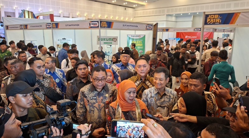 Gubernur Jatim Buka Job Fair Inklusif 2026, Sediakan 4.807 Lowongan Kerja